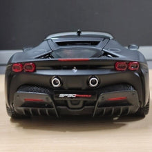 Load image into Gallery viewer, Bburago 1:24 Black SF90 Stradale Racing Sports Model Toy Diecast Metal Car BN
