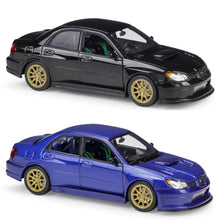 Load image into Gallery viewer, WELLY 1:24 JDM Impreza WRX STI Racing Sports Model Diecast Metal Car Display

