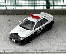 Load image into Gallery viewer, 1:64 Furuya Police Impreza WRX STI IX 9 GD Sedan Model Diecast Metal Car BN
