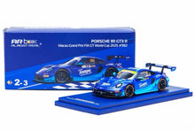 Load image into Gallery viewer, AR 1:64 Blue 911 GT3 R 2025 Macau #992 Sports Model Diecast Metal Car New Collection
