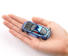Load image into Gallery viewer, Poprace 1:64 Plating Blue RX7 FD RE Widebody Sport Model Diecast Metal Car New Collection
