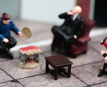Load image into Gallery viewer, 1:64 Painted Figure Model Miniature Resin Diorama Sand Barbecue Set Drinking Toy
