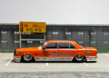 Load image into Gallery viewer, Master 1:64 Orange AMG 560SEL W126 VIP Sedan Sport Model Diecast Metal Car BN
