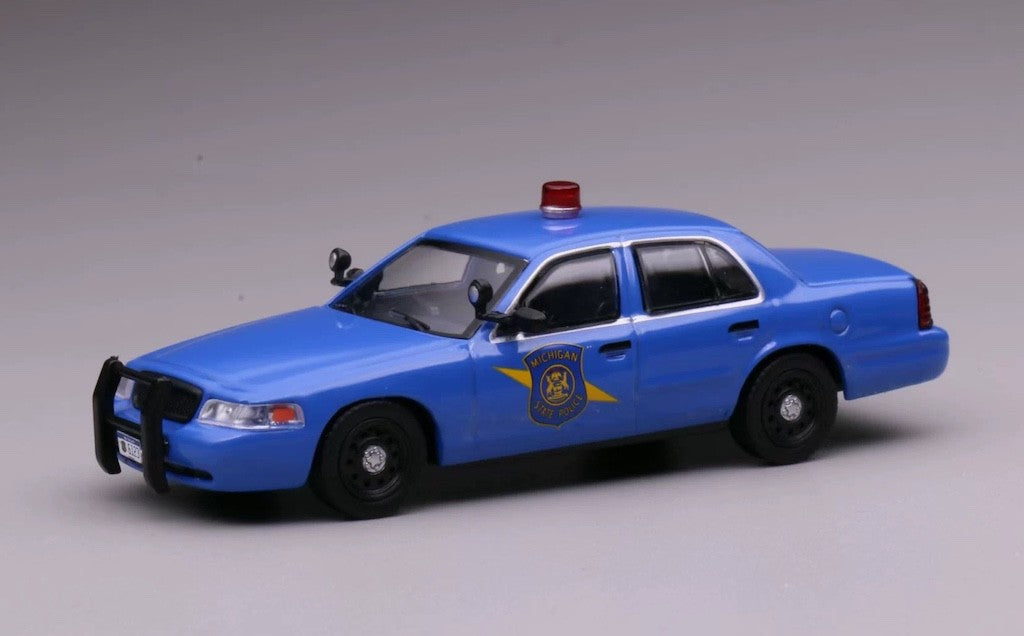 1:64 596 Michigan State Police Crown Victoria CV Model Diecast Metal Car New Collection