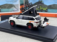 Load image into Gallery viewer, GCD 1:64 White Sequoia XK80 ORV Motorboat Bike Model Diecast Metal Car New Collection
