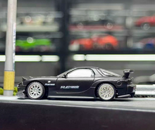 Load image into Gallery viewer, Poprace 1:64 Black RX7 FD RE Amemiya Sports Model Diecast Metal Car New Collection
