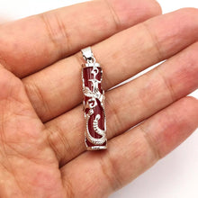 Load image into Gallery viewer, Nature Jade Phoenix Pendant Necklace Gift Jewelry charm Blessing Lucky Fortune A
