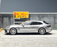 Load image into Gallery viewer, 1:64 Furuya Silver Panamera Turbo Turismo Sports Model Diecast Metal Car BN
