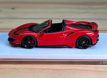 Load image into Gallery viewer, NEY 1:64 Red 488 Pista Convertible Racing Sport Model Diecast Resin Car New
