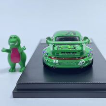 Load image into Gallery viewer, MC 1:64 Green Dinosaur RWB 993 Figure Sports Model Diecast Metal Car New Collection

