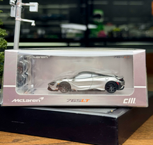 Load image into Gallery viewer, CM 1:64 Silver 765LT Racing Sports Model Diecast Metal Car New Collection
