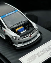 Load image into Gallery viewer, MT 1:64 White JDM Civic Type R FD2 Spoon Sports Model Diecast Metal Car BN
