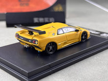 Load image into Gallery viewer, DCM 1:64 Yellow 1999 Diablo GTR Racing Sports Model Diecast Metal Car BN
