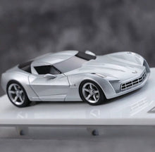 Load image into Gallery viewer, 1:64 HEC MK Silver C7 Stingray Concept Sports Model Diecast Resin Car New Collection
