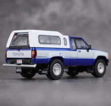 Load image into Gallery viewer, GCD 1:64 1985 Blue Hilux Xtra Cab Pickup Truck Model Diecast Metal Car New Collection
