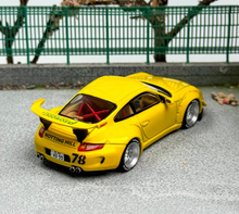 Load image into Gallery viewer, Tarmac 1:64 Yellow RWB 997 Notting Hill Sports Model Diecast Metal Car New Collection
