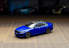 Load image into Gallery viewer, Howie 1:64 Blue F90 M5 Sedan Sports Model Diecast Metal Car New Collection
