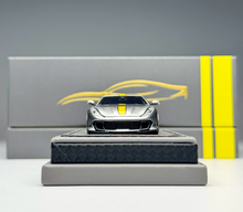 Load image into Gallery viewer, 1:64 GLAMCRAFT Gray 812C Sports Open Model Diecast Metal Car New Collection
