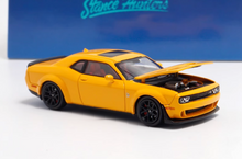 Load image into Gallery viewer, SH 1:64 Yellow Challenger SRT Hellcat Muscle Sport Model Diecast Metal Car New Collection
