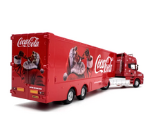 Load image into Gallery viewer, 1:76 Scania Coke Santa Christmas Delivery Truck Model Diecast Metal Car New Collection
