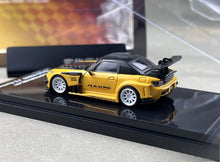 Load image into Gallery viewer, MH 1:64 Yellow Carbon S2000 Widebody Sports Model Diecast Metal Car New Collection
