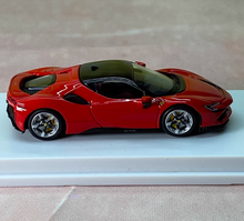 Load image into Gallery viewer, LF 1:64 Red SF90 Stradale Super Racing Sports Model Diecast Metal Car New
