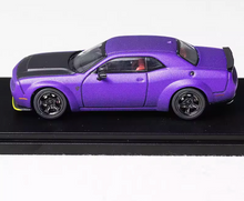 Load image into Gallery viewer, FW 1:64 Purple SRT Hellcat Muscle Sports Model Diecast Metal Car BN
