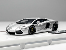 Load image into Gallery viewer, Tardis 1:64 Silver Aventador LP700-4 Sports Model Diecast Resin Car New Collection
