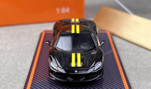 Load image into Gallery viewer, U2 1:64 Black F8 Tributo Super Racing Sports Model Diecast Resin Car Box New
