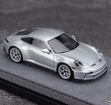 Load image into Gallery viewer, 1:64 DPM Silver 911 992 ST Sports Model Diecast Resin Car New Collection
