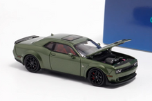 Load image into Gallery viewer, SH 1:64 Green SRT Hellcat Muscle Sport Model Diecast Metal Car New Collection
