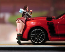 Load image into Gallery viewer, 1:24 Painted Figure Model Miniature Resin Diorama  Uniform Girl Leaning Pose
