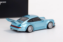 Load image into Gallery viewer, TPC 1:64 Ice Blue RWB 964 Classic Racing Sports Model Diecast Metal Car New Collection
