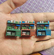 Load image into Gallery viewer, 1:64 Painted Figure Model Miniature Resin Sand Toy Repair Tool Rack Shelf Repair
