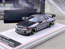 Load image into Gallery viewer, FH 1:64 Gray Skyline GTR R32 Top Secret Sports Model Diecast Metal Car New Collection
