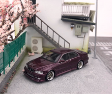 Load image into Gallery viewer, Tarmac 1:64 JDM Purple Chaser JZX100 VERTEX Sports Model Diecast Metal Car New
