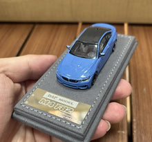 Load image into Gallery viewer, DAP 1:64 Blue M4 F82 Coupe Widebody Sports Model Diecast Metal Car
