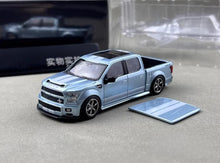 Load image into Gallery viewer, Funny 1:64 Ice Blue F150 Shelby Pickup Sport Truck Model Diecast Metal Car New Collection
