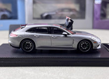 Load image into Gallery viewer, Liberty 1:64 Silver Panamera Turbo S Figure Sports Model Diecast Metal Car New Collection
