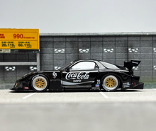 Load image into Gallery viewer, Inno 1:64 Black RX7 FD3S LB-SUPER SILHOUETTE Sport Model Diecast Metal Car New Collection
