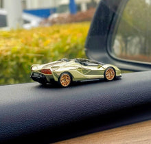 Load image into Gallery viewer, TSC 1:64 Green Sian Racing Sports Model Diecast Metal Car New Collection
