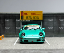 Load image into Gallery viewer, CM 1:64 Green RWB 964 Widebody Classic Sports Model Diecast Metal Car New
