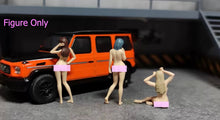 Load image into Gallery viewer, 1:64 Painted Figure Miniature Mini Resin Model Diorama Sexy Woman Lady Set Scene
