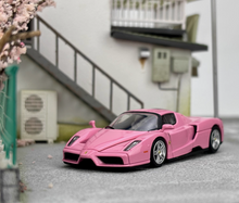 Load image into Gallery viewer, King 1:64 Pink Enzo Super Racing Sports Figure Model Diecast Metal Car New
