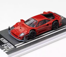 Load image into Gallery viewer, DCM 1:64 Red F40 Custom Racing Sports Model Diecast Metal Car New Collection
