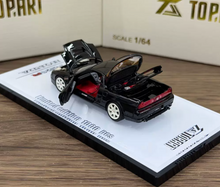 Load image into Gallery viewer, Topart 1:64 JDM Black NSX R NA2 Sports Open Model Diecast Metal Car New Collection
