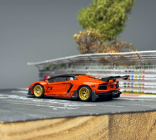 Load image into Gallery viewer, Minigt 1:64 Orange Aventador MDX Sports Model Diecast Metal Car New Collection
