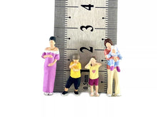 Load image into Gallery viewer, 1:64 Painted Figure Model Miniature Resin Diorama Sand Pregnant Woman Kids Toy
