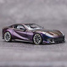Load image into Gallery viewer, APA TOC 1:64 Purple 812C Coupe Sports Model Diecast Metal Car New Collection
