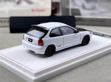 Load image into Gallery viewer, Model1 1:64 JDM White Carbon Civic EK9 R Sports Model Diecast Metal Car New Collection
